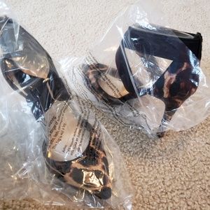 Strappy Leopard Heels